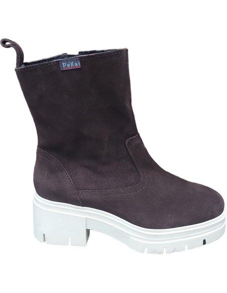 BOTA MEDIA CAÑA PIEL VUELTA