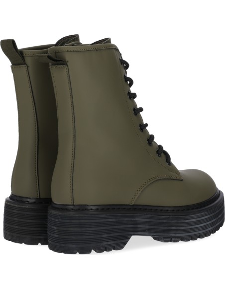 BOTA ESTILO MILITAR PLATAFORMA