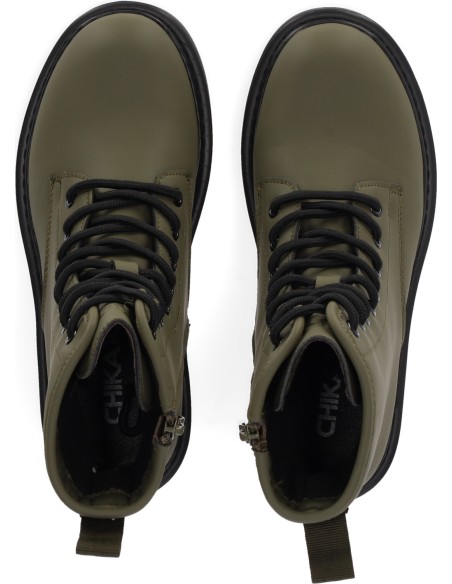 BOTA ESTILO MILITAR PLATAFORMA