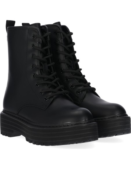 BOTA ESTILO MILITAR PLATAFORMA