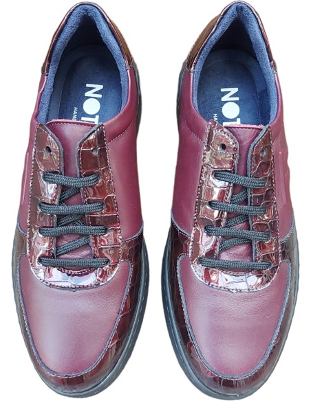 ZAPATO BURDEOS PLANTILLA EXTRAIBLE