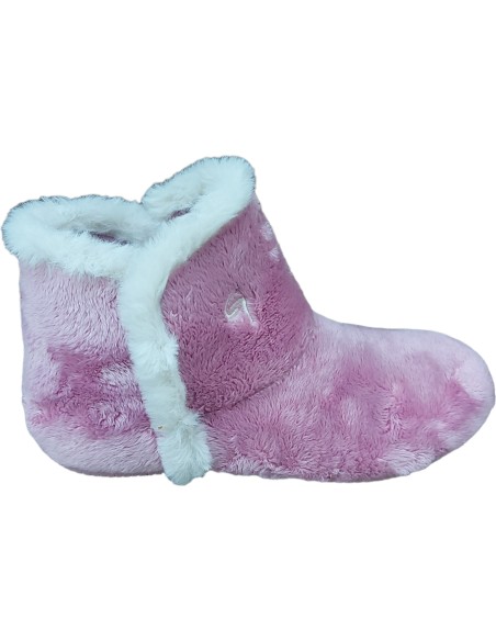 ZAPATILLA DE CASA BOTA ROSA