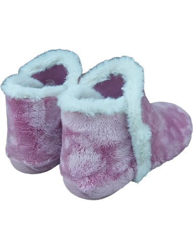 ZAPATILLA DE CASA BOTA ROSA