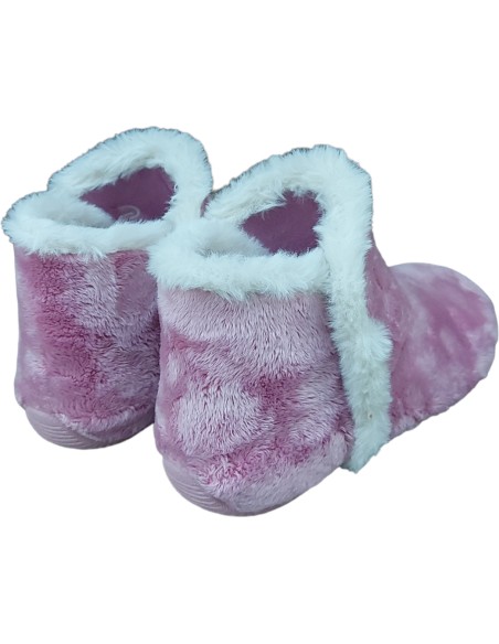ZAPATILLA DE CASA BOTA ROSA
