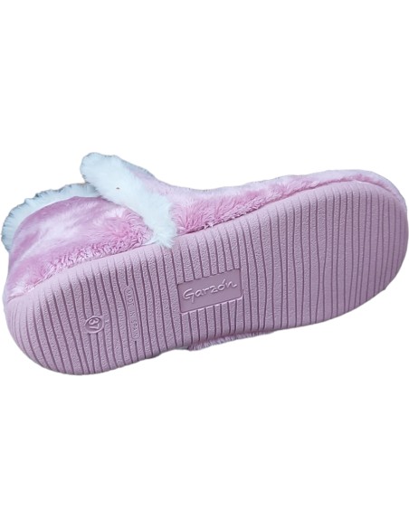 ZAPATILLA DE CASA BOTA ROSA