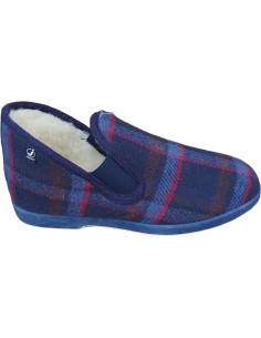 ZAPATILLA CUADROS DE LANA