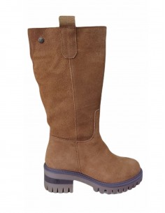 BOTA ALTA PIEL CUERO