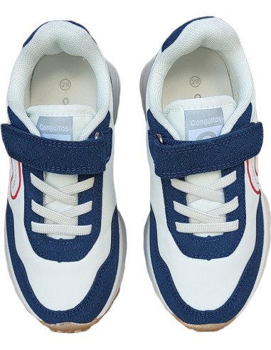 DEPORTIVO SNAKER CONGUITOS AZUL Y BLANCO