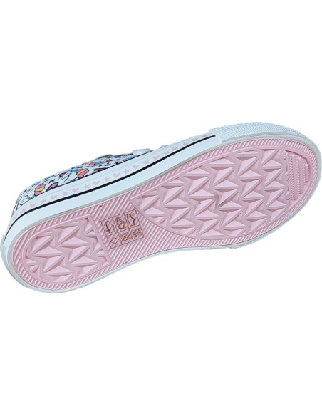 DEPORTIVAS NIÑA UNICORNIO BLANCO LONA