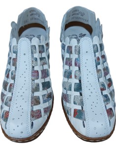 ZAPATO DESCALZO TRENZADO CUÑA 2