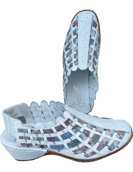 ZAPATO DESCALZO TRENZADO CUÑA