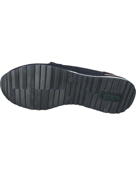 MOCASIN PIEL REMONTE NEGRO
