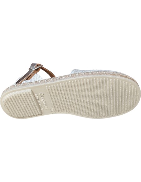 ALPARGATAS DE NIÑA DESTALONADAS CON CINTA