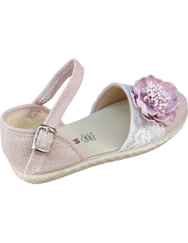 ALPARGATA NIÑA LINO COMUNION CHUCHES