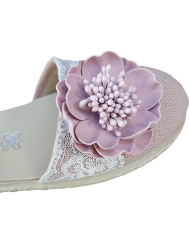 ALPARGATA NIÑA LINO COMUNION CHUCHES