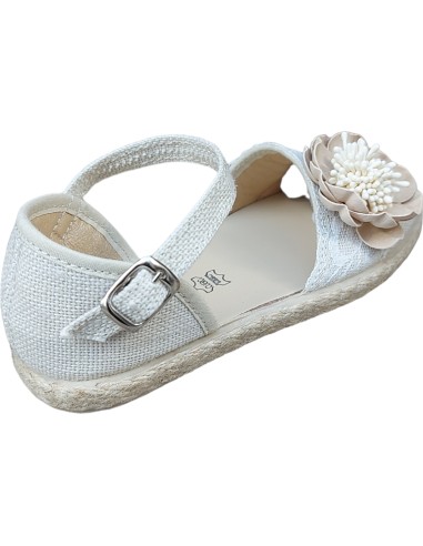 ALPARGATA NIÑA LINO COMUNION CHUCHES