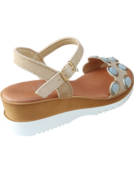 SANDALIAS CUÑA ACOLCHADAS PEKAS