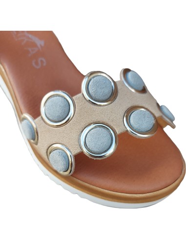 SANDALIAS CUÑA ACOLCHADAS PEKAS