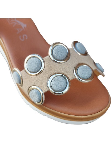 SANDALIAS CUÑA ACOLCHADAS PEKAS