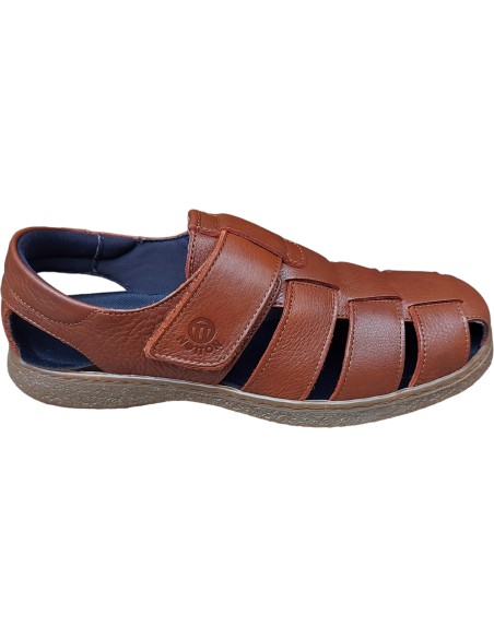 SANDALIAS PIEL CUERO CABALLERO