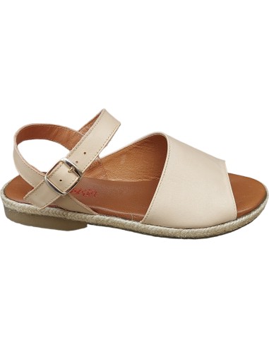 SANDALIA PLANA ESPARTO Y GOMA