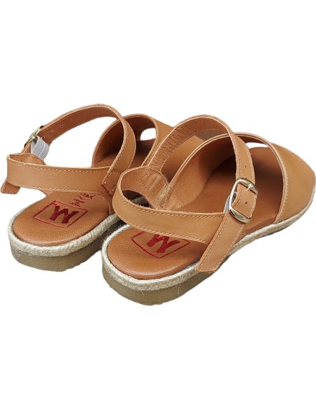 SANDALIA PLANA ESPARTO Y GOMA