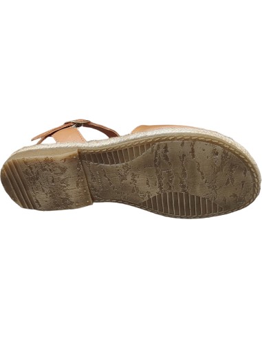 SANDALIA PLANA ESPARTO Y GOMA