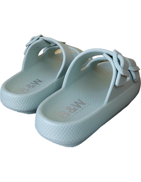 SANDALIAS DE NIÑA CELESTE EVA B&W