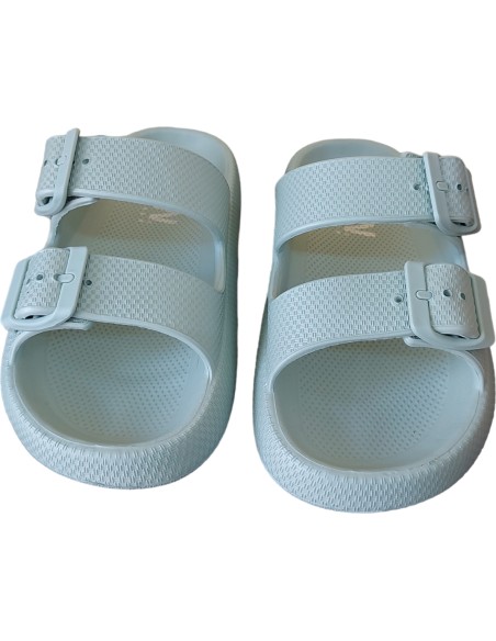 SANDALIAS DE NIÑA CELESTE EVA B&W