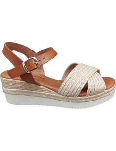 SANDALIA CUÑA PALA DE CUERDA