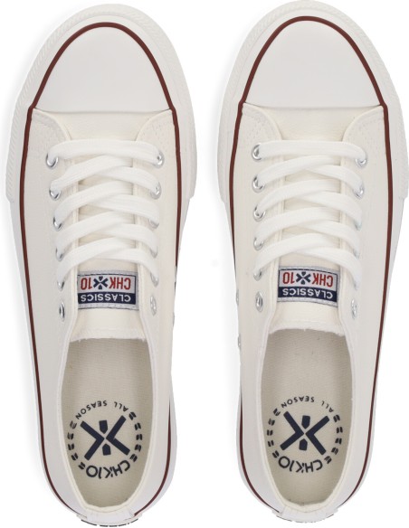 ZAPATILLAS TIPO CONVERS BLANCO CHICA 10