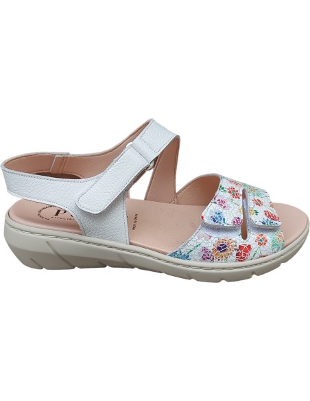 SANDALIA BLANCA ANATOMICA DE VELCRO