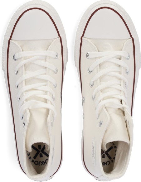 BOTÍN TIPO CONVERS PIEL VEGANA