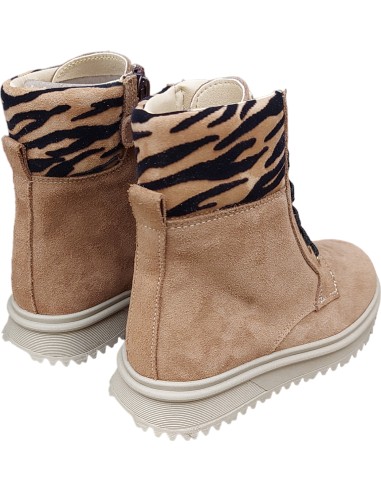 BOTA PIEL VUELTA CORDÓN Y CREMALLERA