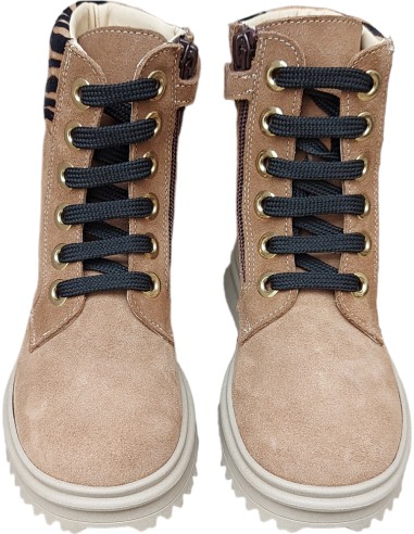 BOTA PIEL VUELTA CORDÓN Y CREMALLERA