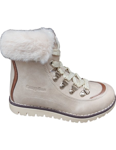 BOTA BEIGE CONGUITOS
