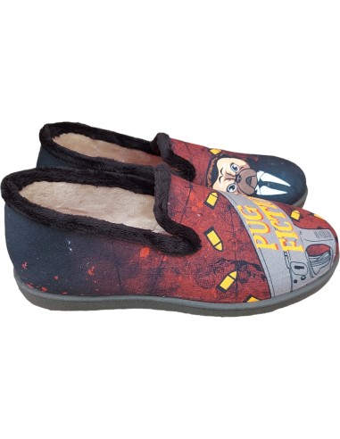 ZAPATILLA DE CASA CERRADA PUG FICTION