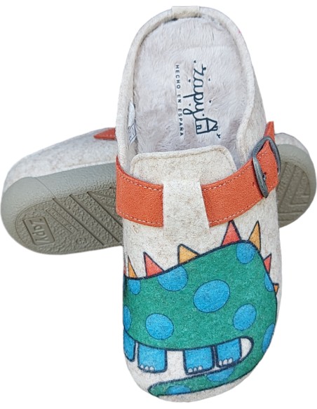 ZUECO ZAPATILLA DESCALZA HEBILLA