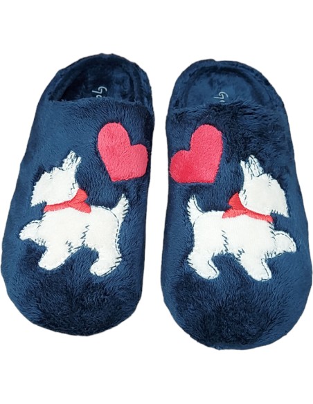 ZAPATILLA PERRITO AZUL MARINO