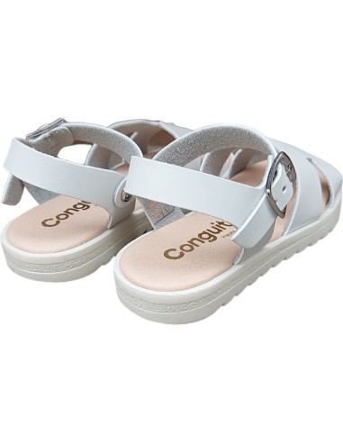 SANDALIAS PIEL BLANCAS