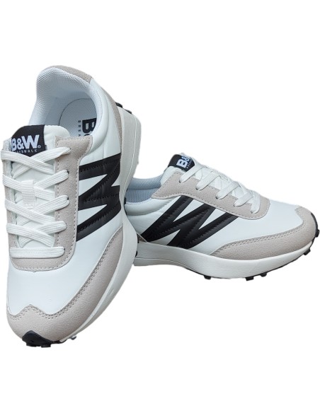 SNEAKERS BLANCO Y AZUL