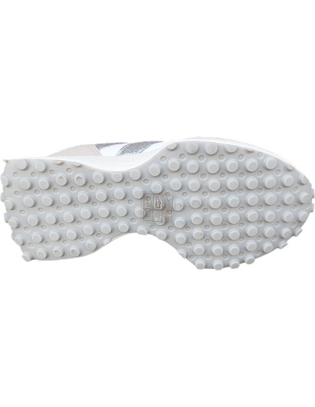 ZAPATILLA DEPORTIVA CON LOGO PLATA