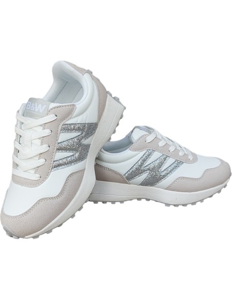 SNEAKERS PLATA