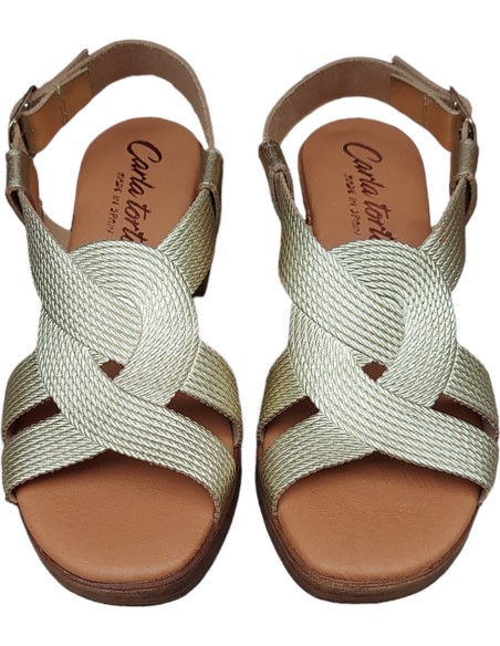 SANDALIA LAMI PLATINO