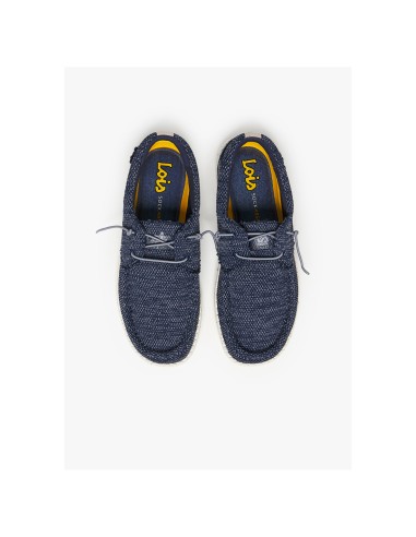 MOCASÍN LIGERO DE LONA AZUL MARINO