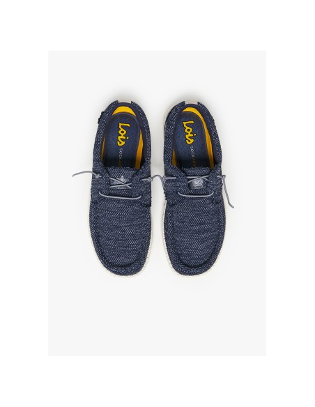 MOCASÍN LIGERO DE LONA AZUL MARINO