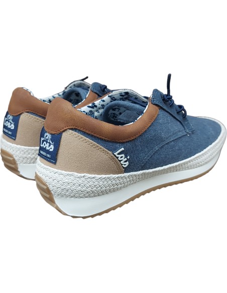 BAMBA YUTE TEXTIL CORDONES DENIM