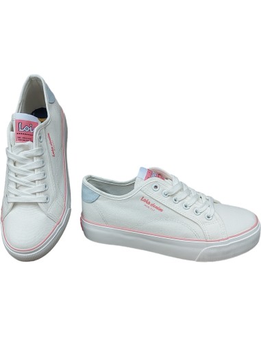 BAMBA CORDONES CON PLATAFORMA BLANCA