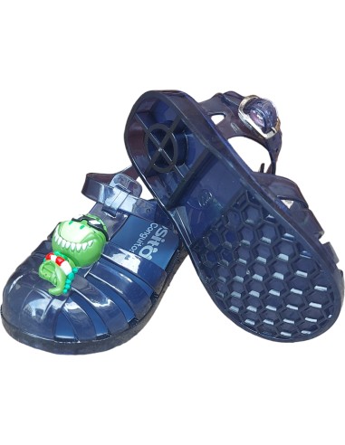 SANDALIA CANGREJERA AZUL DINOSAURIO