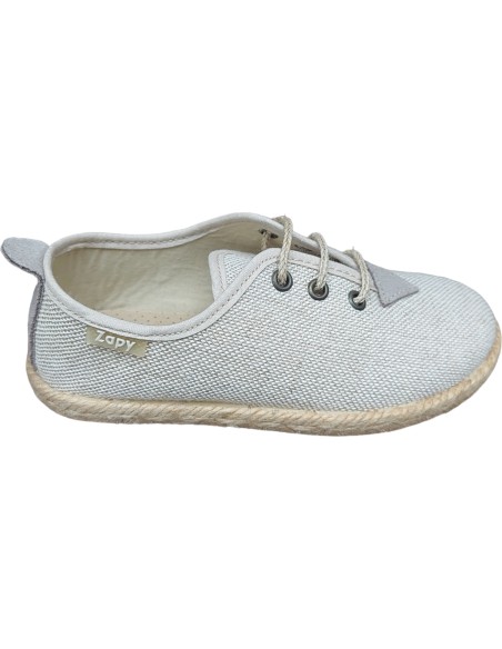 ZAPATILLA ESPARTO Y LINO NATURAL